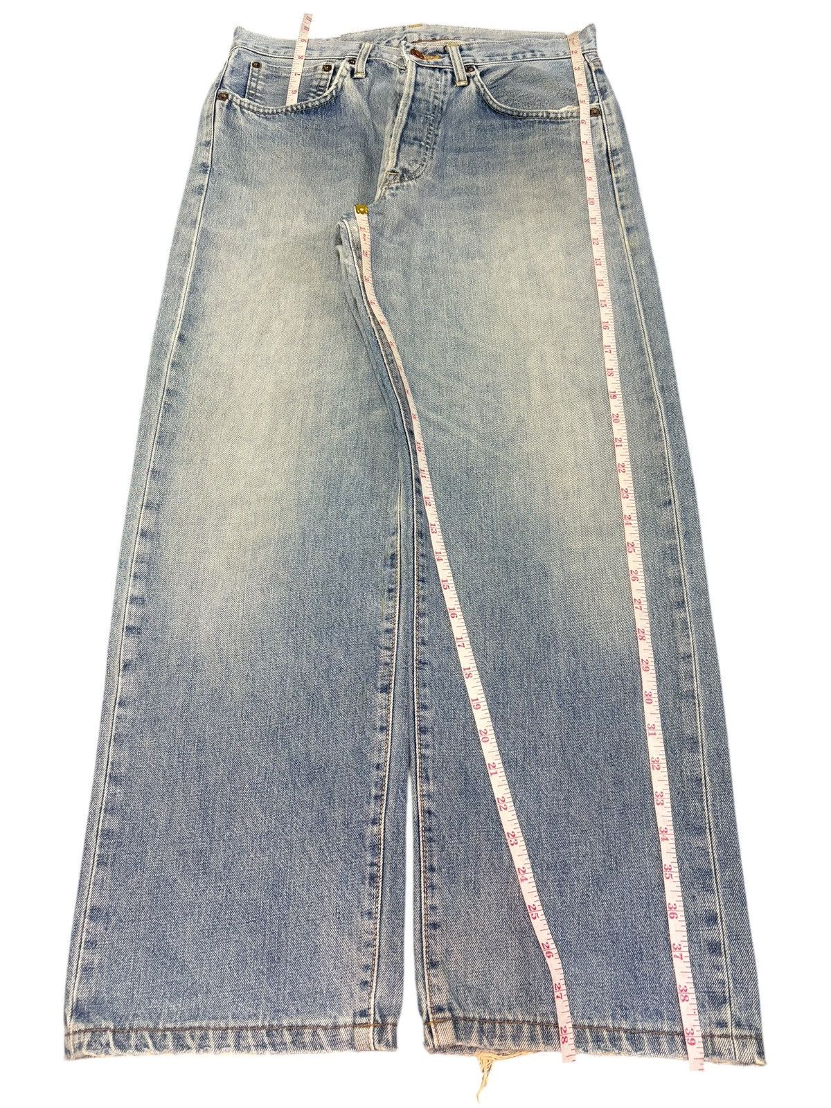 Edwin Vintage Edwin 505X Selvedge Distressed Baggy Jeans Size US 32 / EU 48 - 7 Thumbnail
