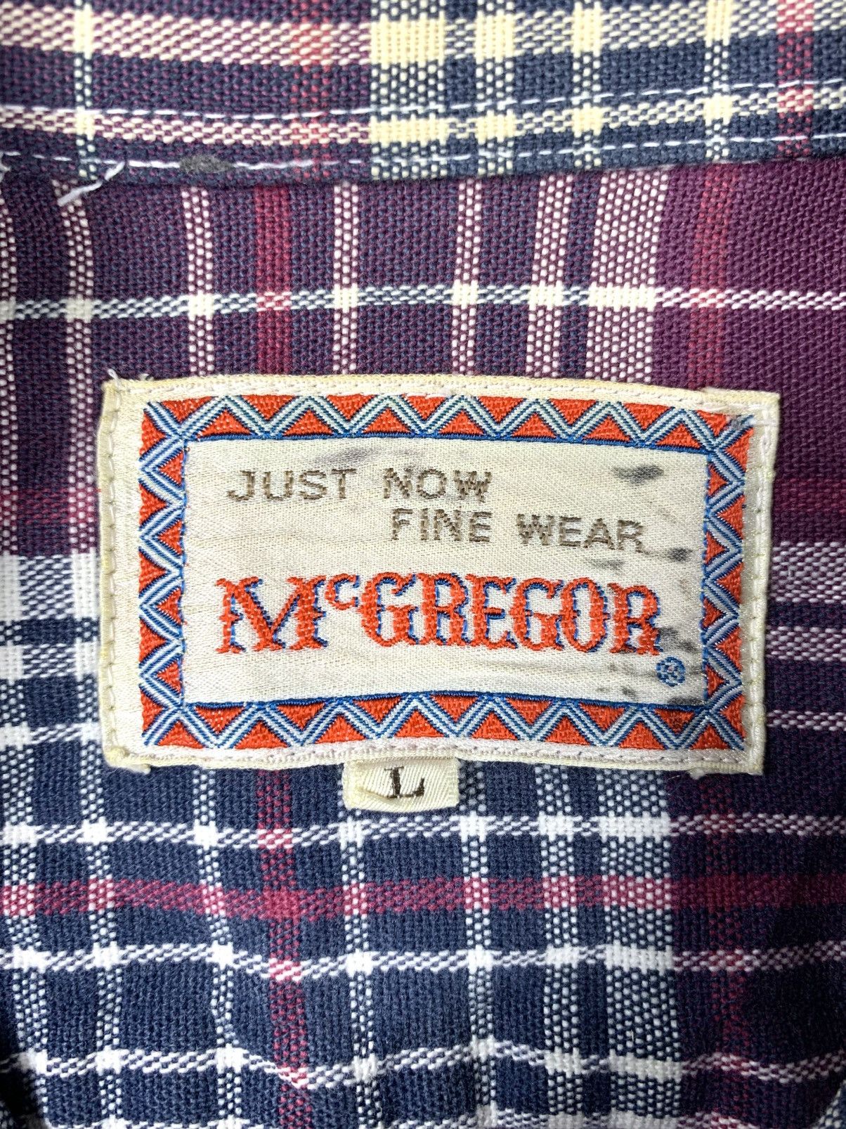 Vintage (SOLD OUT) Vintage 90’s McGregor Flannel Plaid Shirt Size US L / EU 52-54 / 3 - 3 Thumbnail