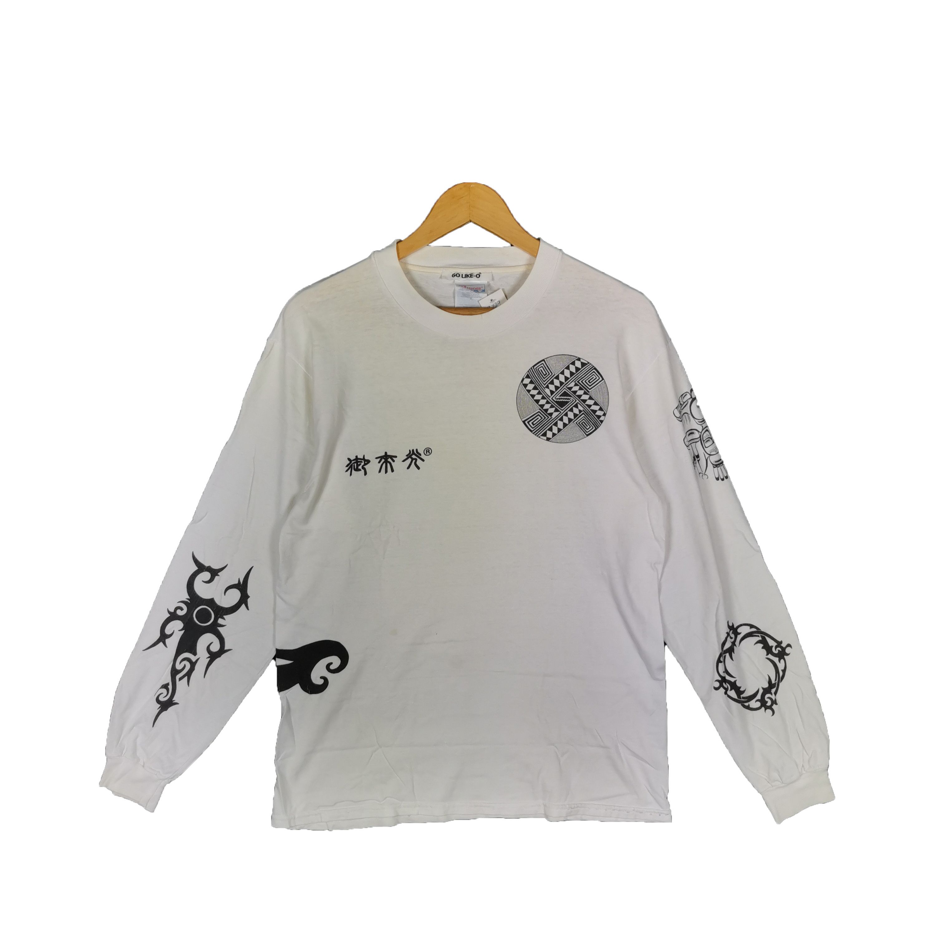 Japanese Brand Vintage 90s Go Like O T-Shirt Japanese Culture Crewneck Tee Size US S / EU 44-46 / 1 - 1 Thumbnail