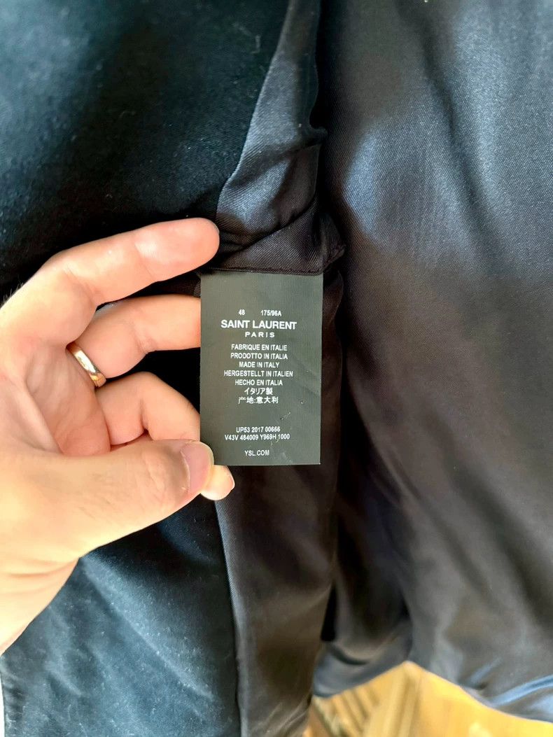 Other Saint Laurent Paris 17 FW show style black Chinese tunic s Size US M / EU 48-50 / 2 - 4 Thumbnail