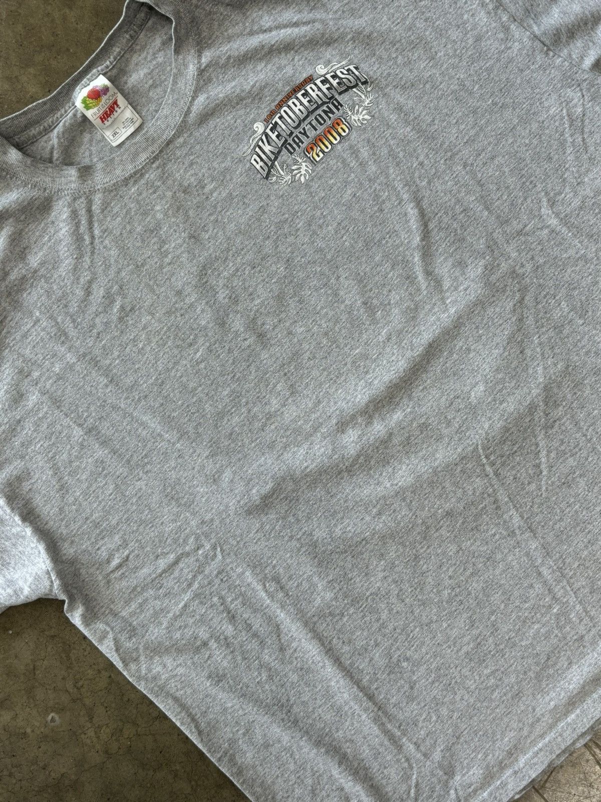 Vintage Vintage 2008 Biketoberfest Daytona Tee 2XL Size US XXL / EU 58 / 5 - 4 Thumbnail