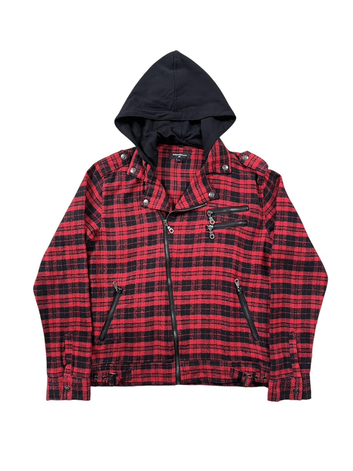 If Six Was Nine × In The Attic × Seditionaries In The Attic Homme Tartan Double Collar Zipper Jacket Size US M / EU 48-50 / 2 - 1 Thumbnail