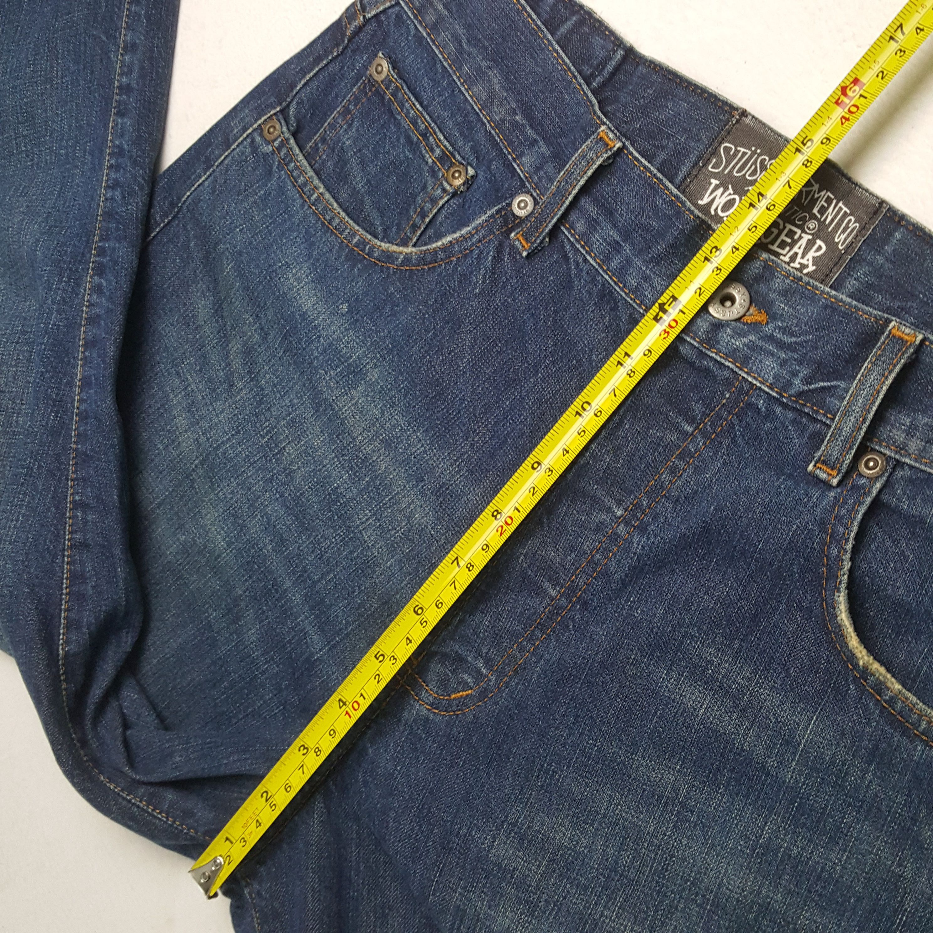 Stussy × Vintage Vintage STUSSY Streetwear Skateboard Style Jeans C297N3 Size US 33 - 8 Thumbnail