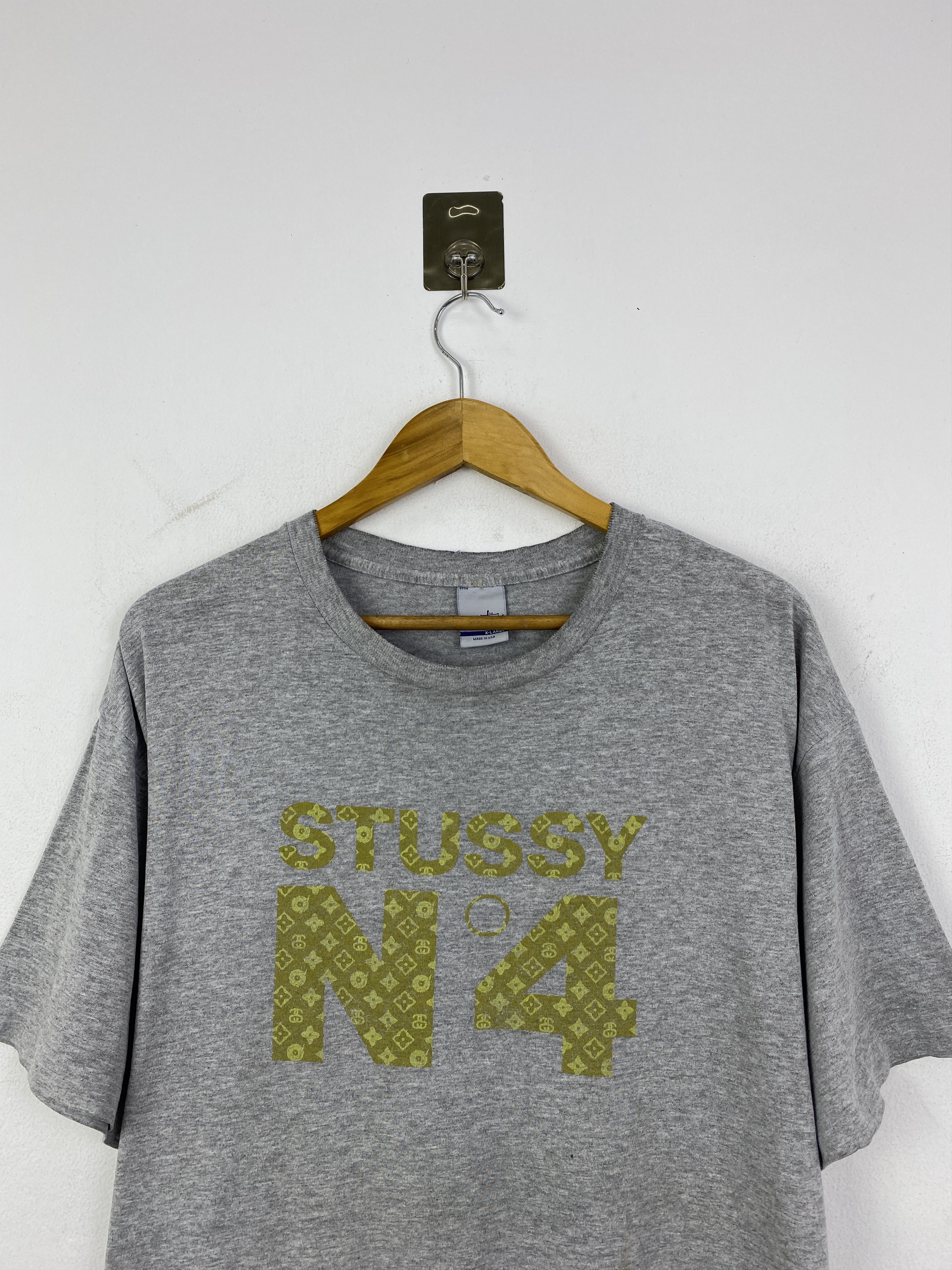 Stussy Vintage Stussy N4 Wording LV Style Shirt TA0717 Size US XL / EU 56 / 4 - 2 Thumbnail