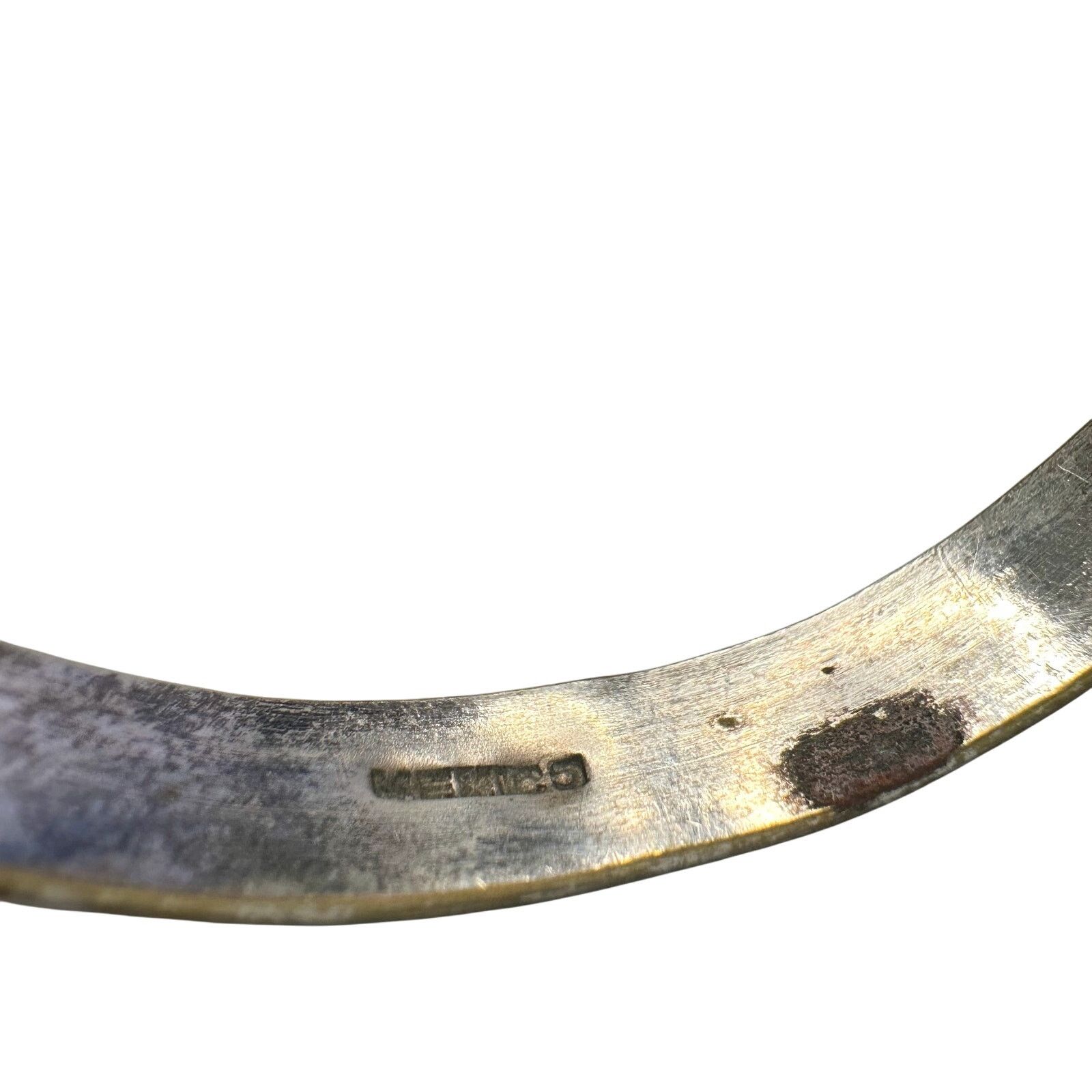 Other Symbol Etched Silverplated Bangle bracelets Stamped MEXICO Size ONE SIZE - 15 Thumbnail