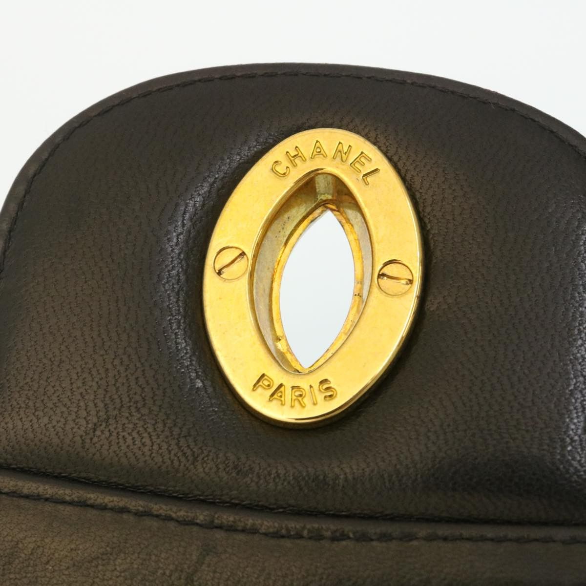 Chanel CHANEL Mademoiselle Big Coco Mark Chain Shoulderbag Lamb Size ONE SIZE - 10 Thumbnail