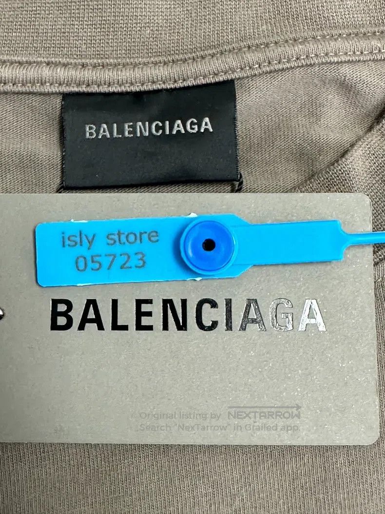 Balenciaga Balenciaga Letter Print Loose Round Neck T-Shirt Size US M / EU 48-50 / 2 - 4 Thumbnail