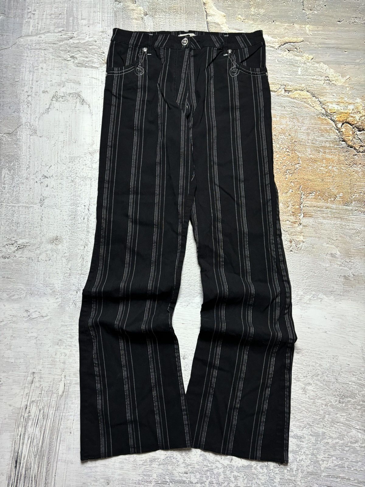Japanese Brand × Vintage French striped vintage pants Size 28" / US 6 / IT 42 - 1 Thumbnail