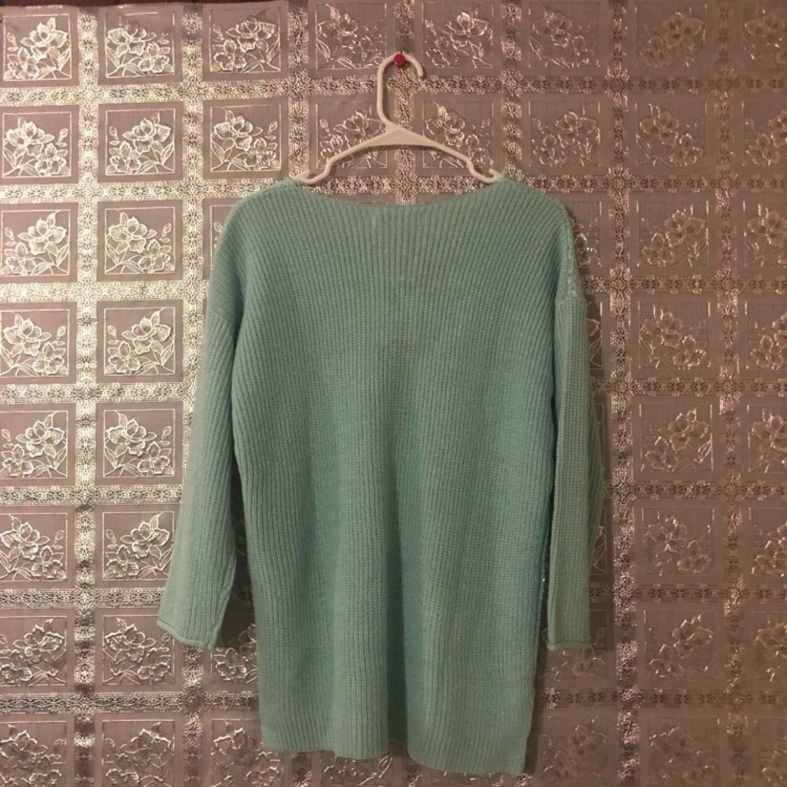Ellen Tracy NWT Company Ellen Tracy Green Embellished Sweater Size M / US 6-8 / IT 42-44 - 6 Thumbnail