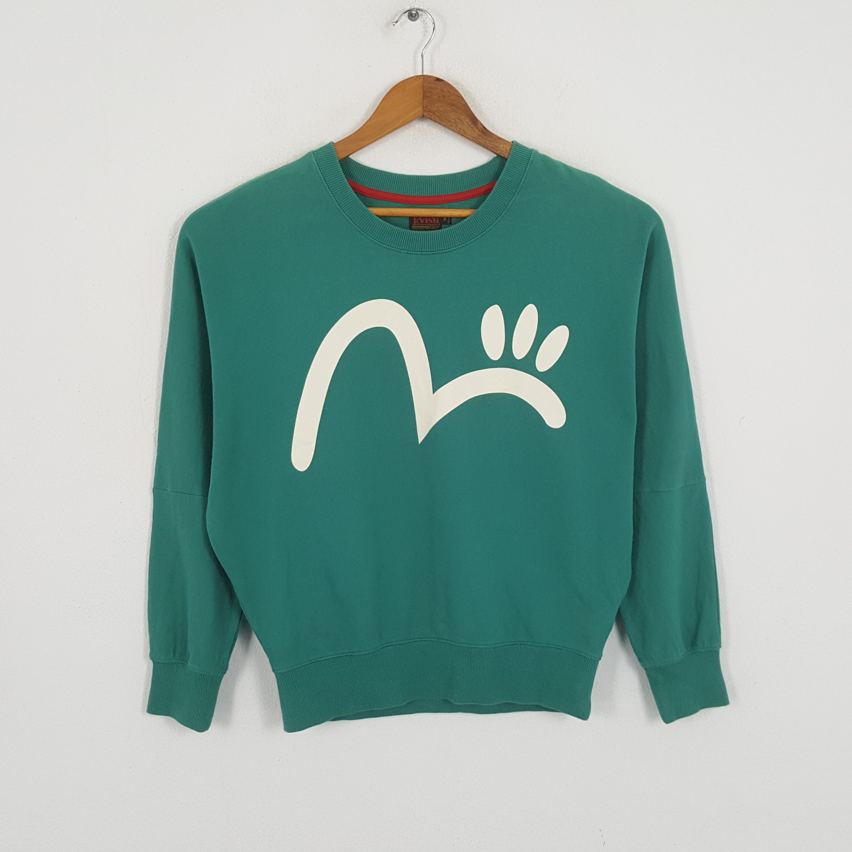 Vintage EVISU Japanese Fashion Brand Logo Style Sweatshirts