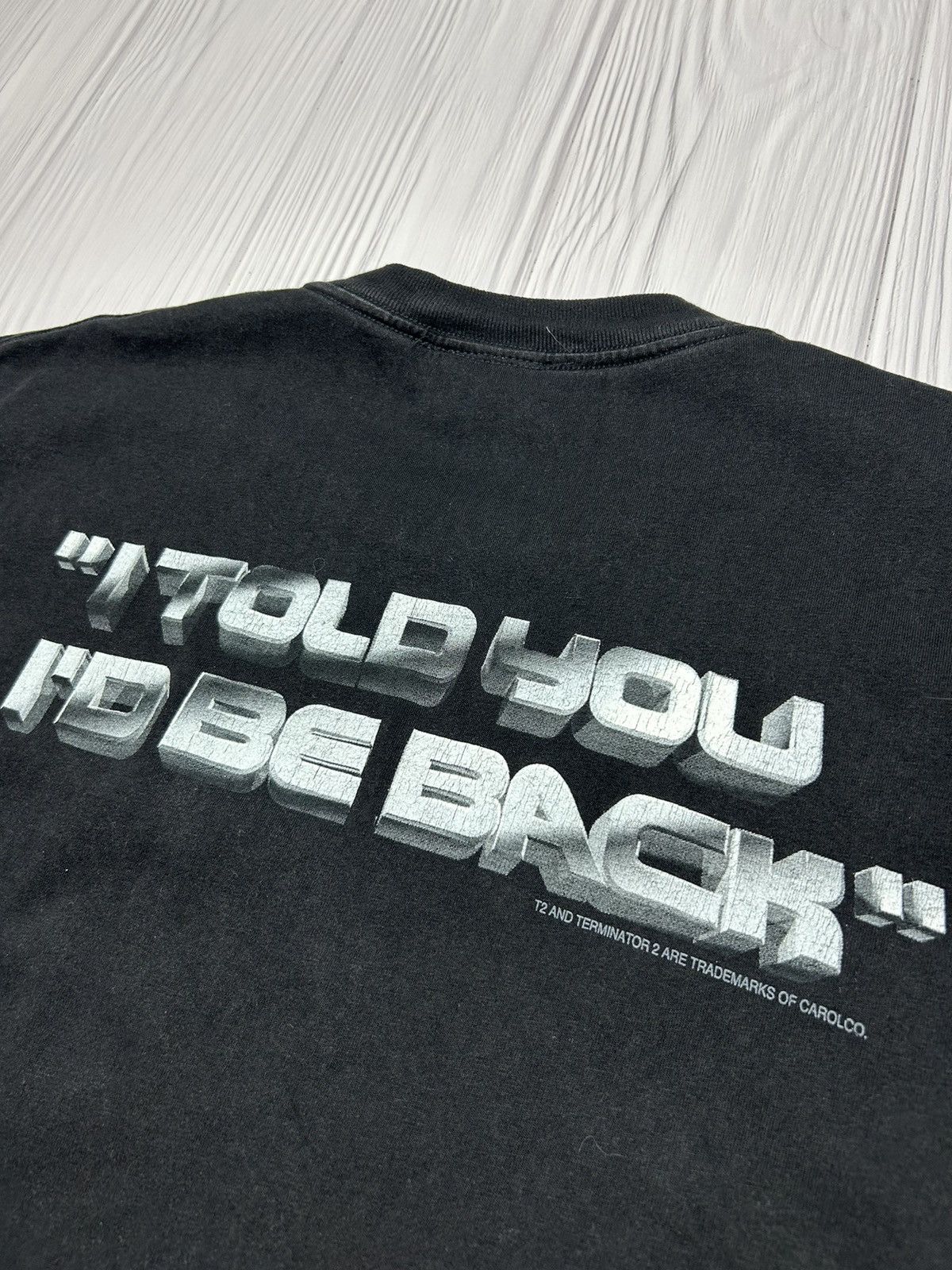 Universal Studios Rare! Terminator 2 I Told You I’d Be Back Universal T-Shirt Size US L / EU 52-54 / 3 - 12 Thumbnail