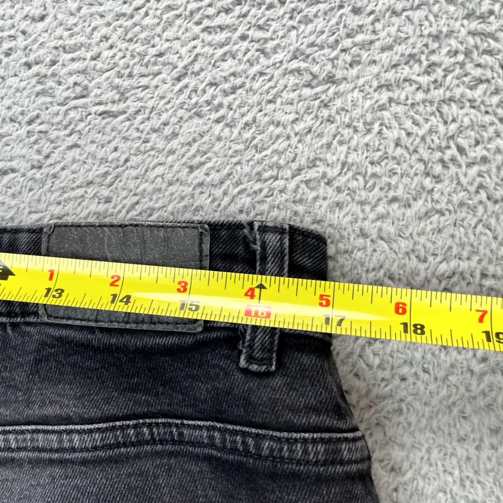 Zara Zara Jeans Womens 12 Gray Tapered Leg Whiskered Denim Cotton Logo Dark Wash Jeans Women 12 Gray Tapered City Preppy 5-Pocket Mens Womens Girls Boys Size 34" / US 12 / IT 48 - 8 Thumbnail
