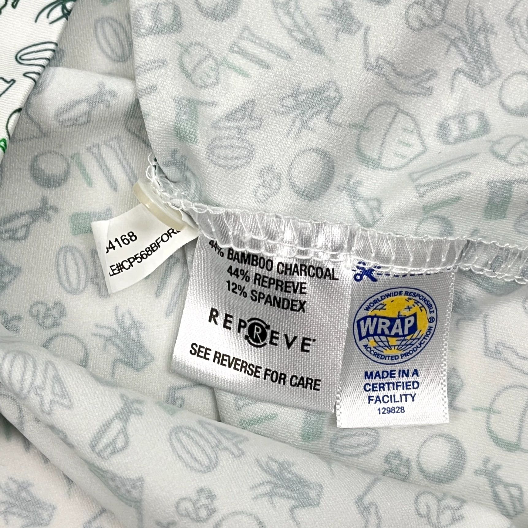Vintage Full Turn Polo Shirt Mens S White Green AOP All Over Oakmont Golf Performance Polo Size US S / EU 44-46 / 1 - 6 Thumbnail