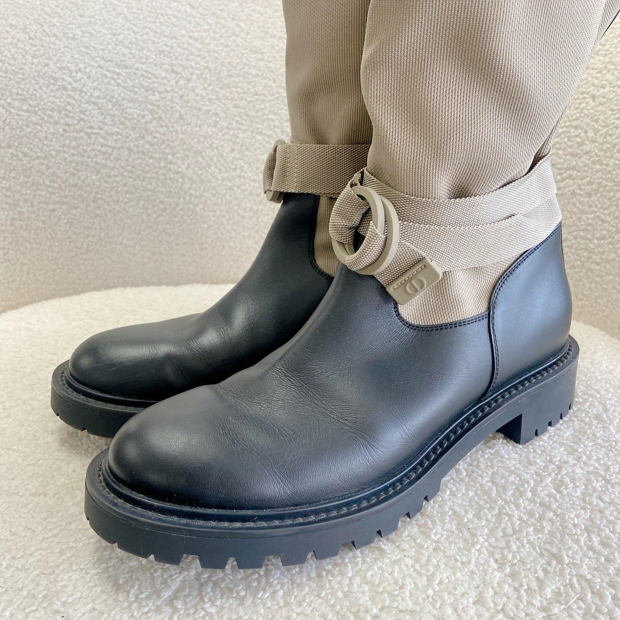 Dior Christian Dior Khaki Knight Mid-Calf Boot 39 1774 Size US 8.5 / IT 38.5 - 5 Thumbnail