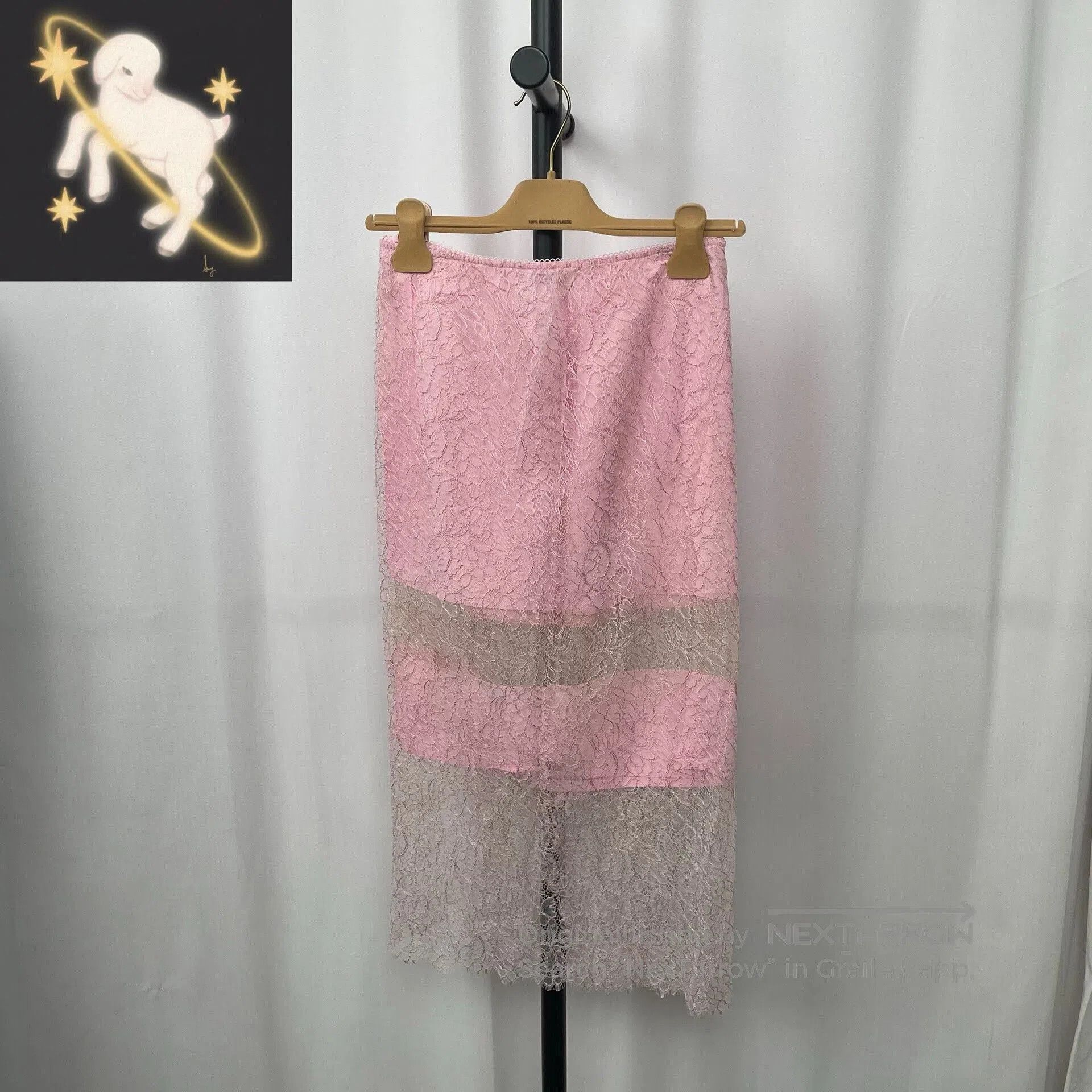 Chanel Chanel 17Ss Pink Lace Skirt. Size 35" - 1 Thumbnail