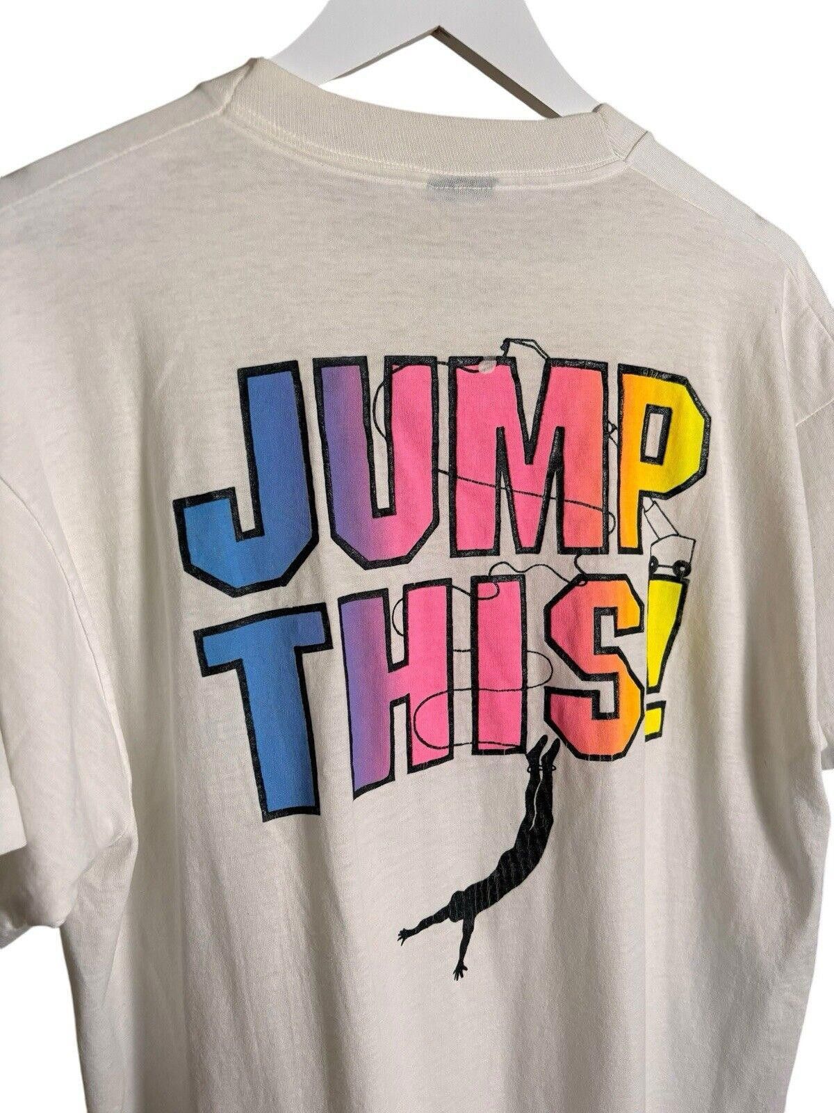 Vintage Vintage 90s Screen Stars Bungee Jump Tshirt Large Bungee Inc Size US L / EU 52-54 / 3 - 7 Thumbnail