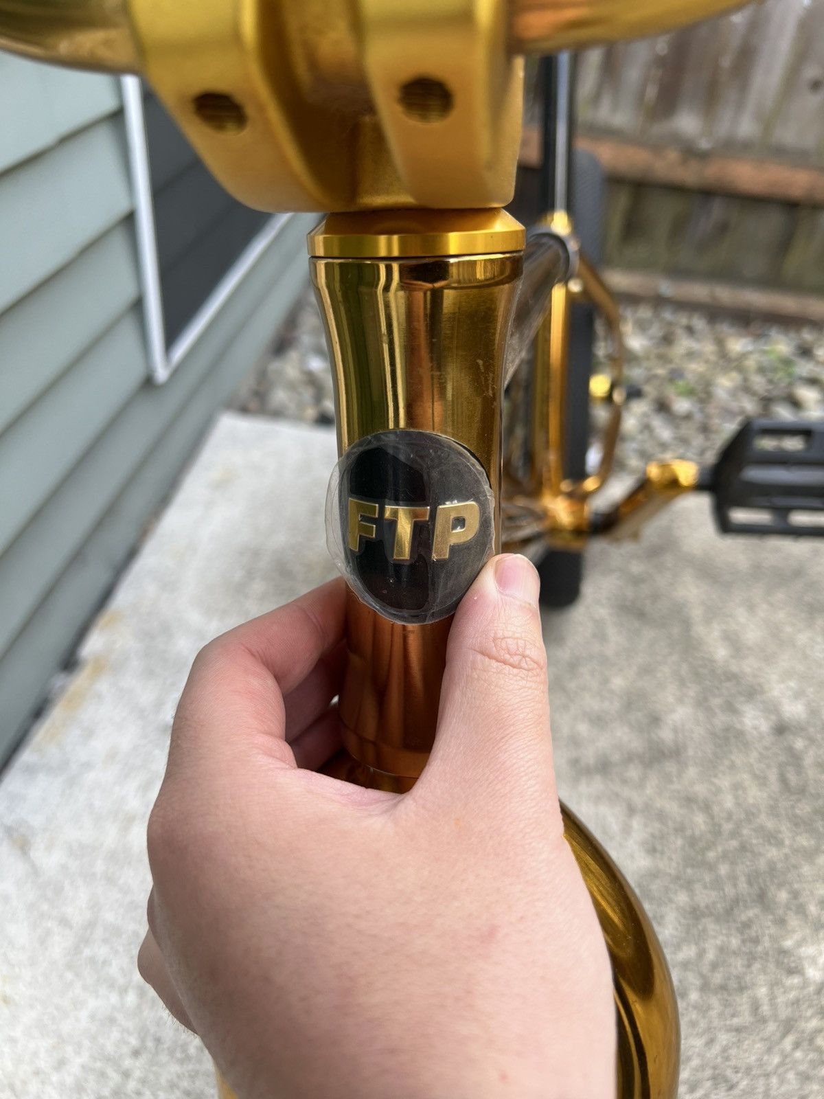 Fuck The Population FTP GOLD BMX CULT CREW 10 YEAR BIKE Size ONE SIZE - 10 Thumbnail