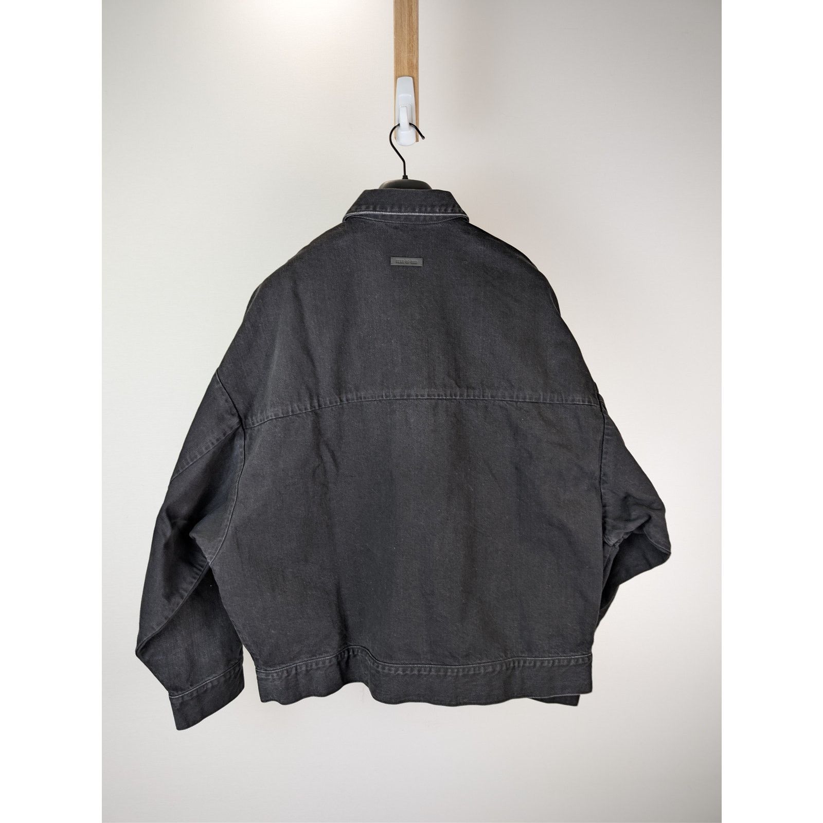 Fear of God o1rshd1 Canvas Utility Trucker Denim Jacket in Black Size US XL / EU 56 / 4 - 17 Thumbnail