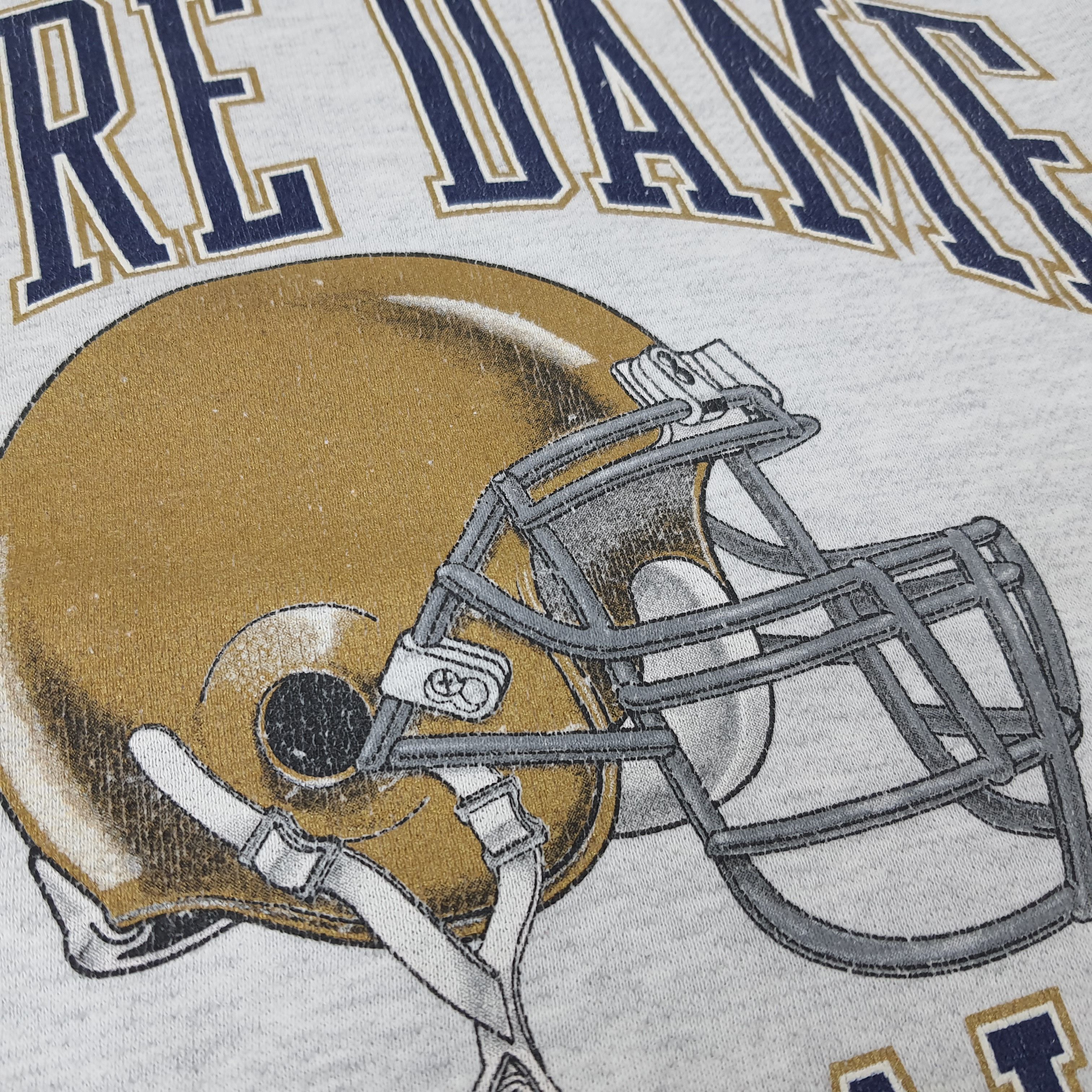 Galt Crew Vintage Notre Dame America Football NFL Sweatshirt C256N14 Size US M / EU 48-50 / 2 - 12 Thumbnail