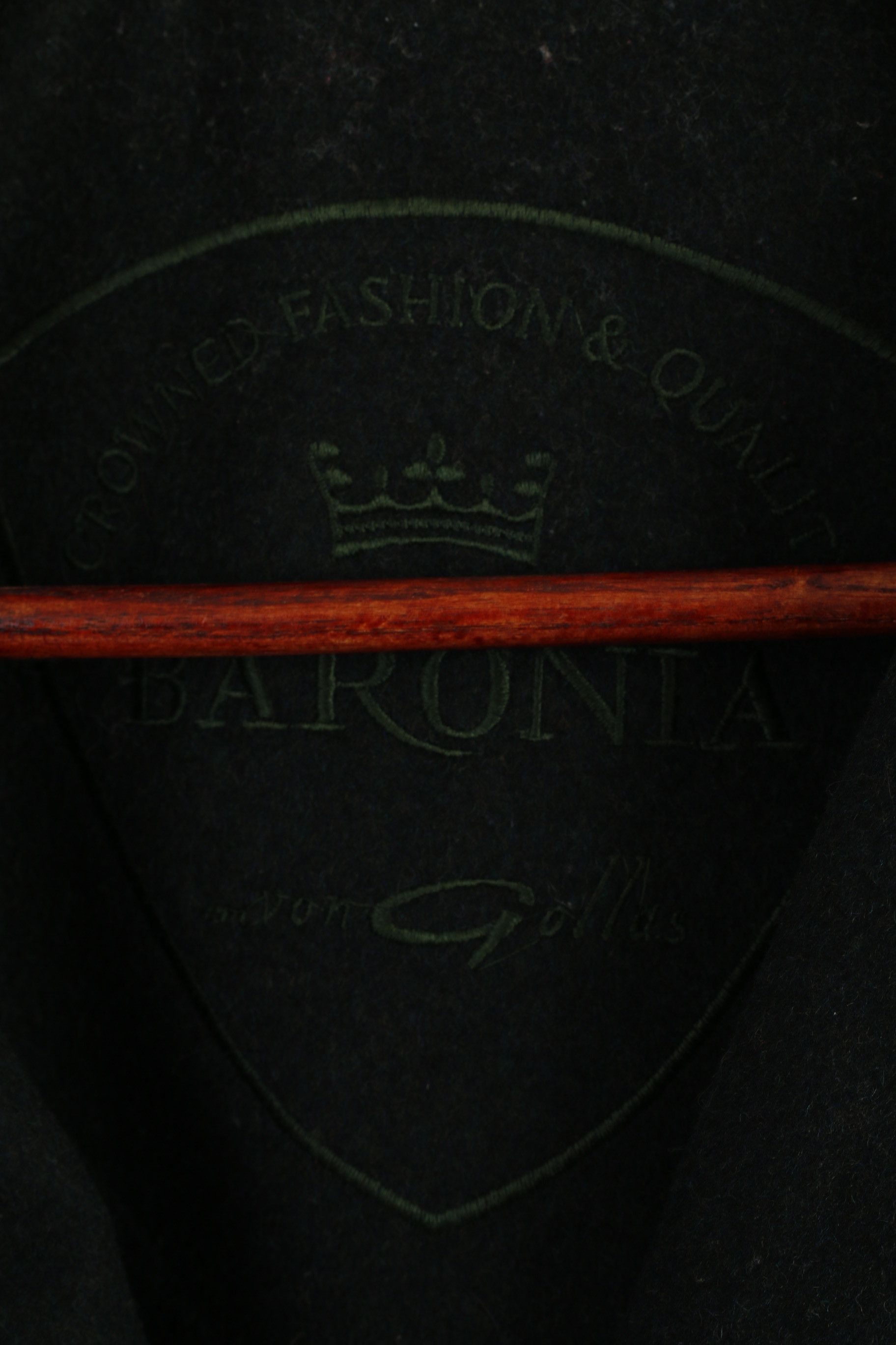Vintage BARONIA VON GOLLAS Women 20 46 Coat Loden 0875 Size 3XL / US 20-22 - 6 Thumbnail