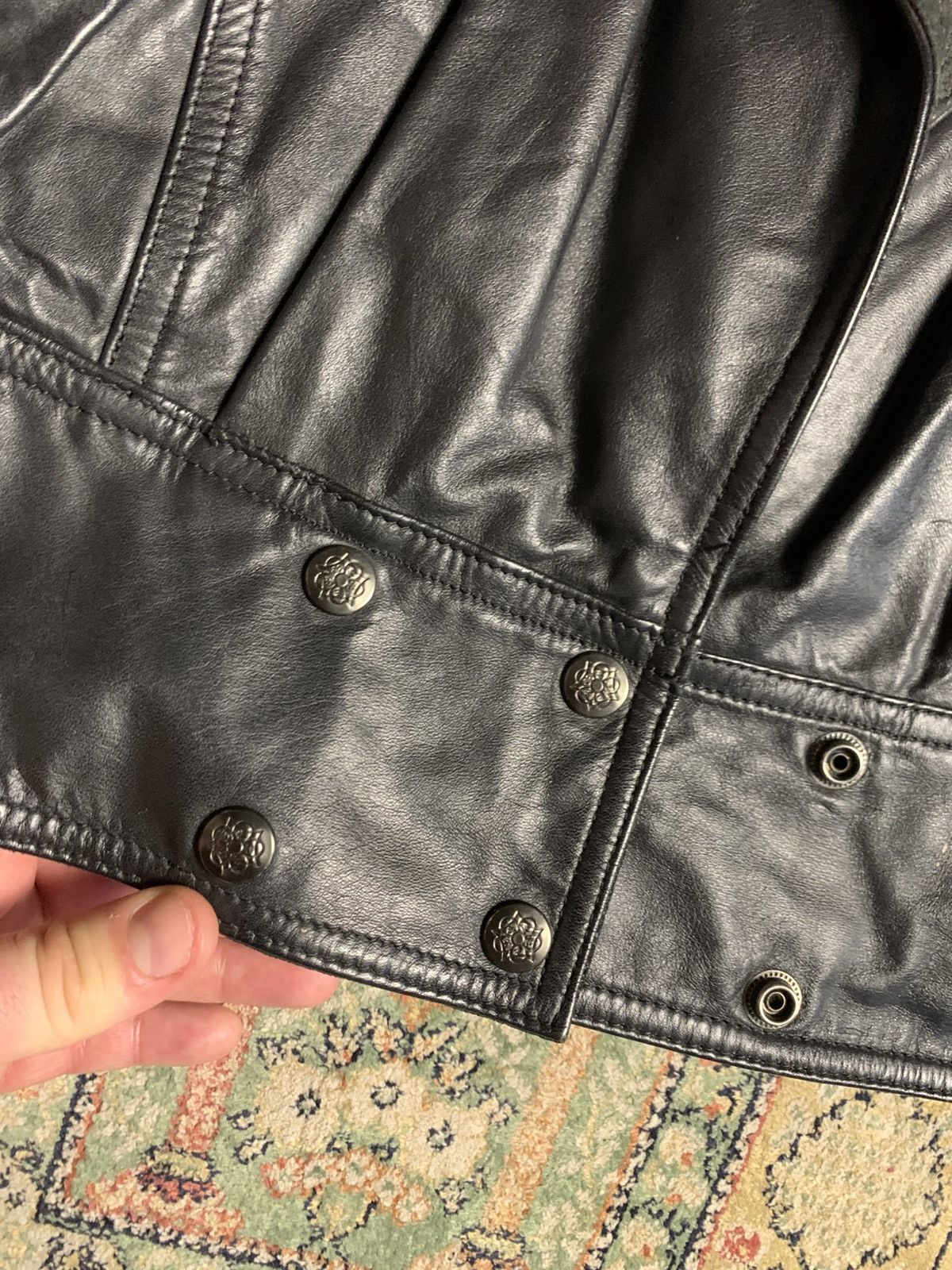 Japanese Brand × Vintage 🔥RARE CROPPED GENUINE LEATHER JACKET WINLIT ISSEY MIYAKE Size US S / EU 44-46 / 1 - 6 Thumbnail