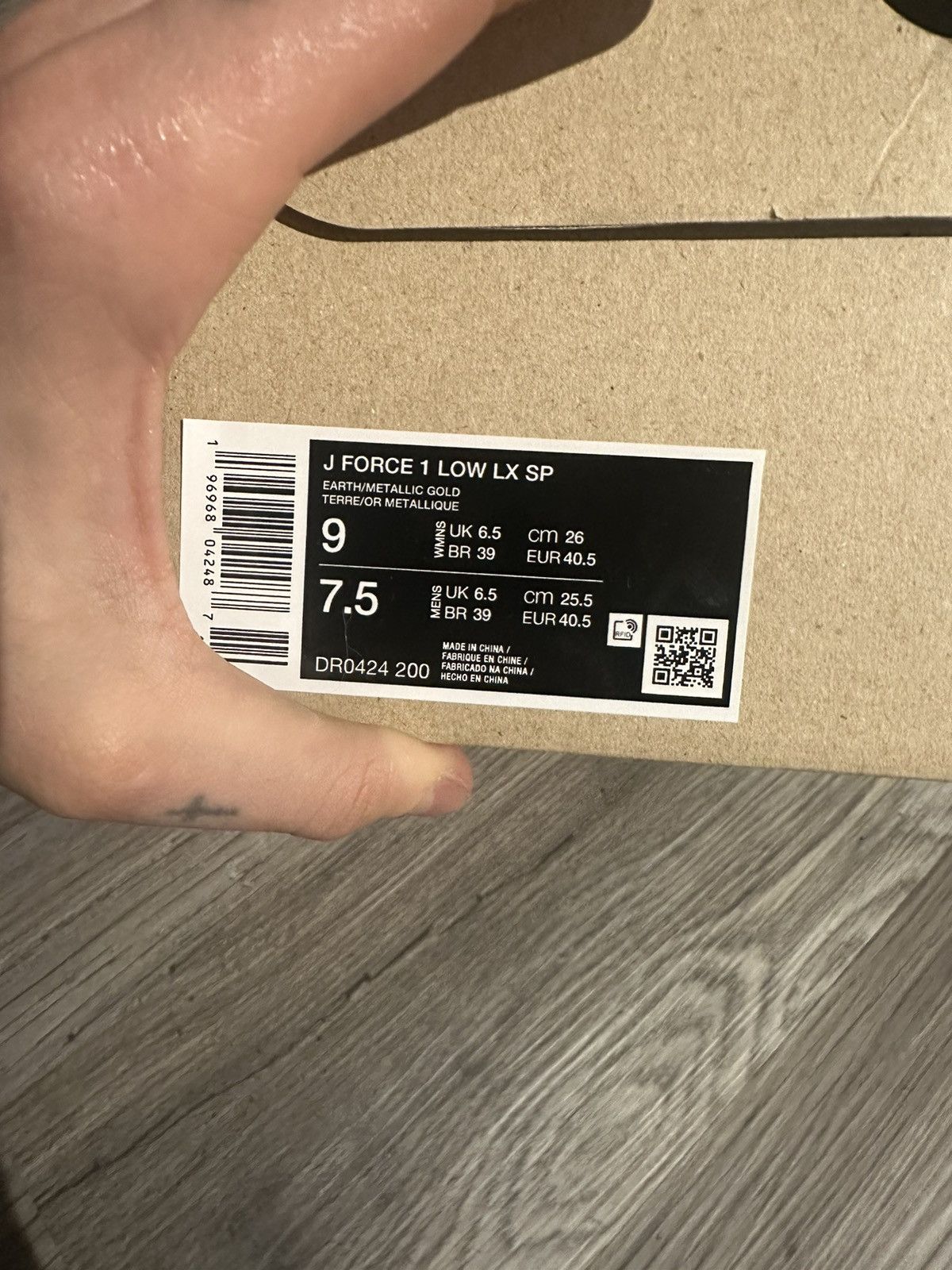 Jacquemus × Nike Nike x Jacquemus J Force 1 Low LX SP Size US 7.5 / EU 40-41 - 13 Thumbnail