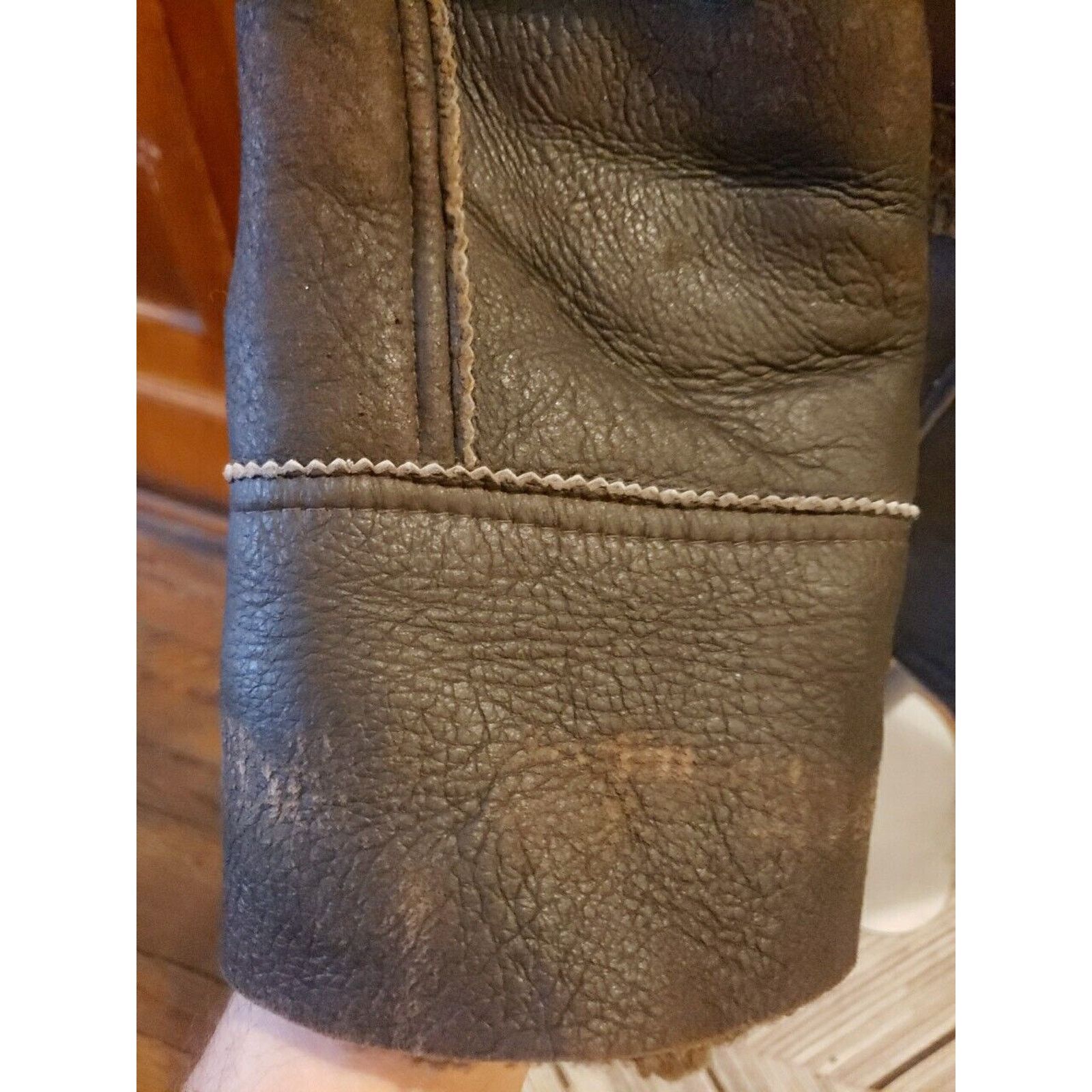 Other UA Utex Design Full Brown Shearling Coat Medium Size S / US 4 / IT 40 - 3 Thumbnail