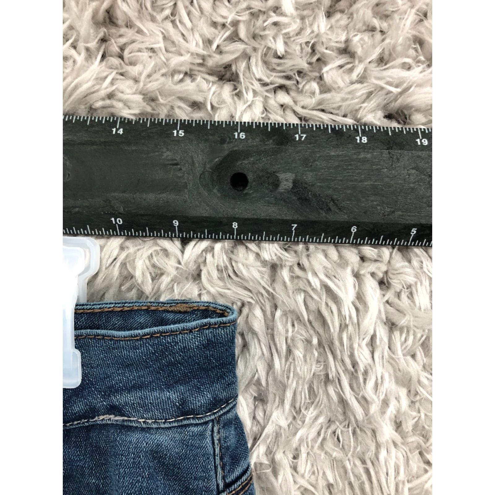 Lee Lee Perfect Fit Jeans Size 12 Womens Mid Rise Dark Wash Blue Denim Straight 5-Pocket Design Zipper Button Belt Loops Size 34" / US 12 / IT 48 - 2 Thumbnail