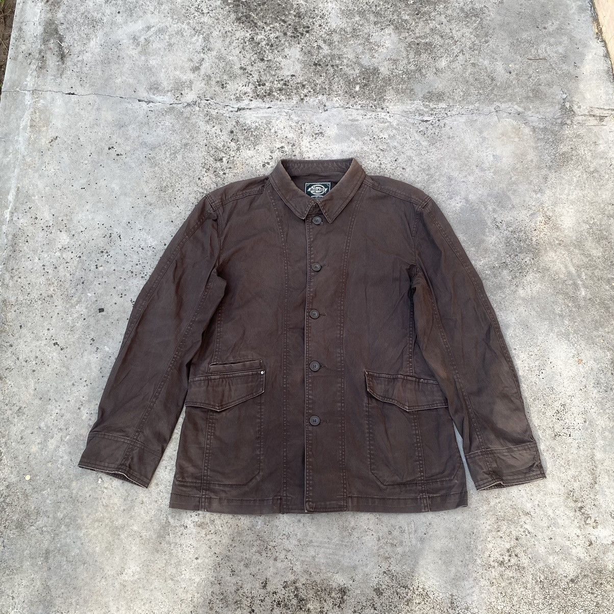 Dickies × Vintage Vintage Diekies Workwear Button Up Jacket Size US L / EU 52-54 / 3 - 1 Thumbnail