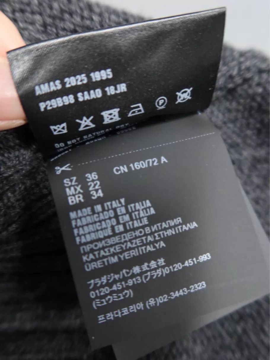 Prada PRADA FW25 Wool-Cashmere Stretch Strap Cami Wmn's 36 Size XS / US 0-2 / IT 36-38 - 6 Thumbnail