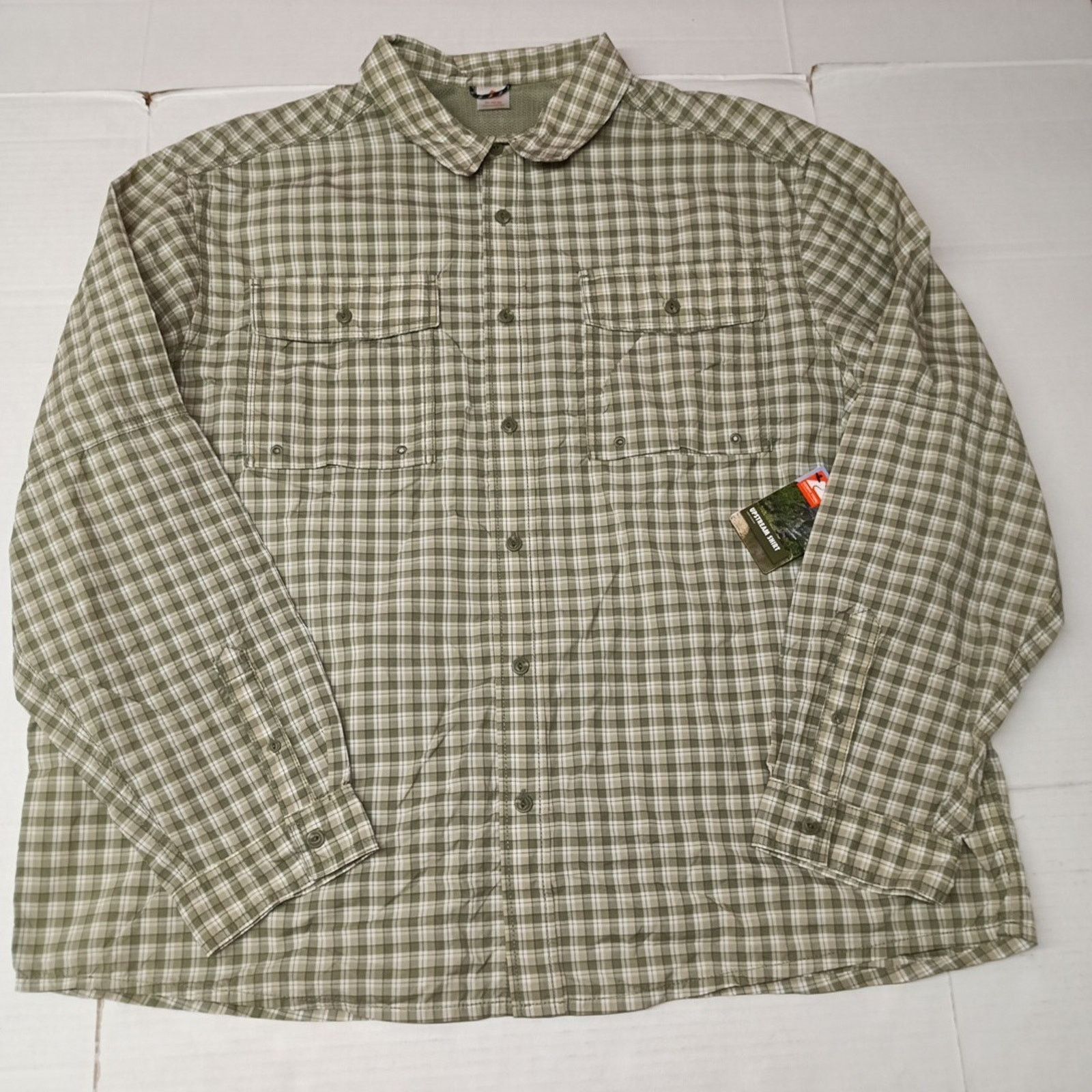 Other Ozark Trail Upstream Shirt Men's 3XL (54-56) Green Plaid Size US XXL / EU 58 / 5 - 1 Thumbnail