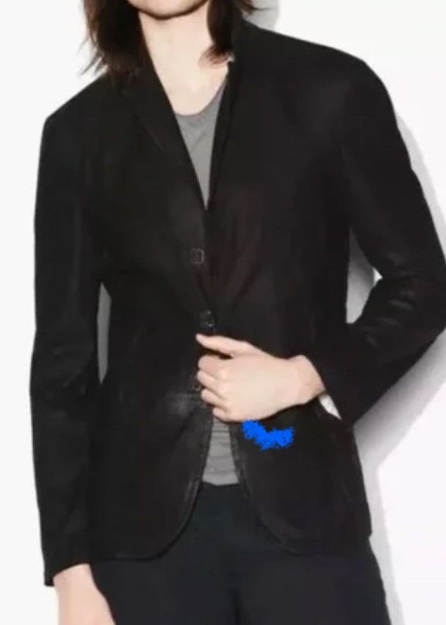 John Varvatos Goat suede hook and bar slim blazer Size US S / EU 44-46 / 1 - 1 Thumbnail