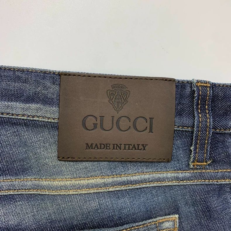 Gucci GucciWash and make old jeans 2503-Nextarrow Size US 32 / EU 48 - 3 Thumbnail