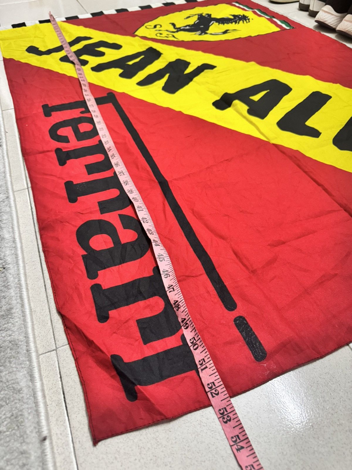 Ferrari VINTAGE 1990s JEAN ALESI FERRARI FLAG SCARF Size ONE SIZE - 2 Thumbnail