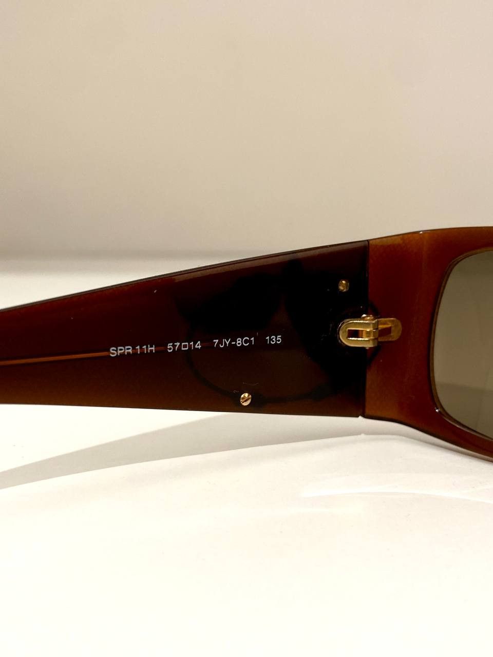 Prada PRADA Milano Logo Saffiano Retro Shield Sunglasses Vintage Size ONE SIZE - 9 Thumbnail