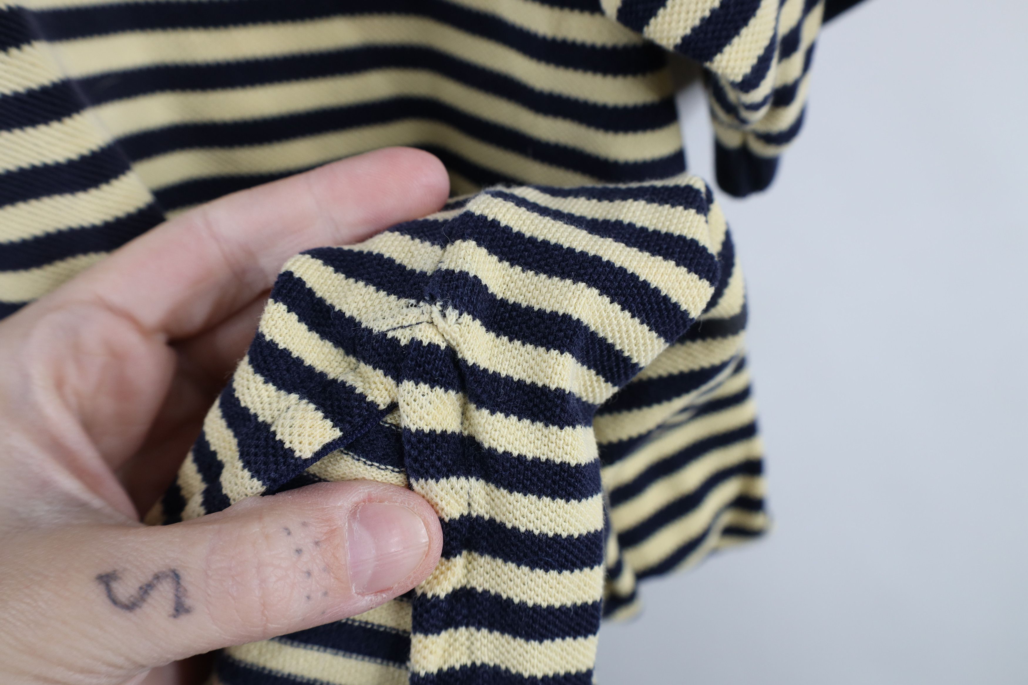 Nautica × Vintage Vintage 90s Nautica Sailboat Thermal Knit Golf Polo Shirt Size US XXL / EU 58 / 5 - 7 Thumbnail