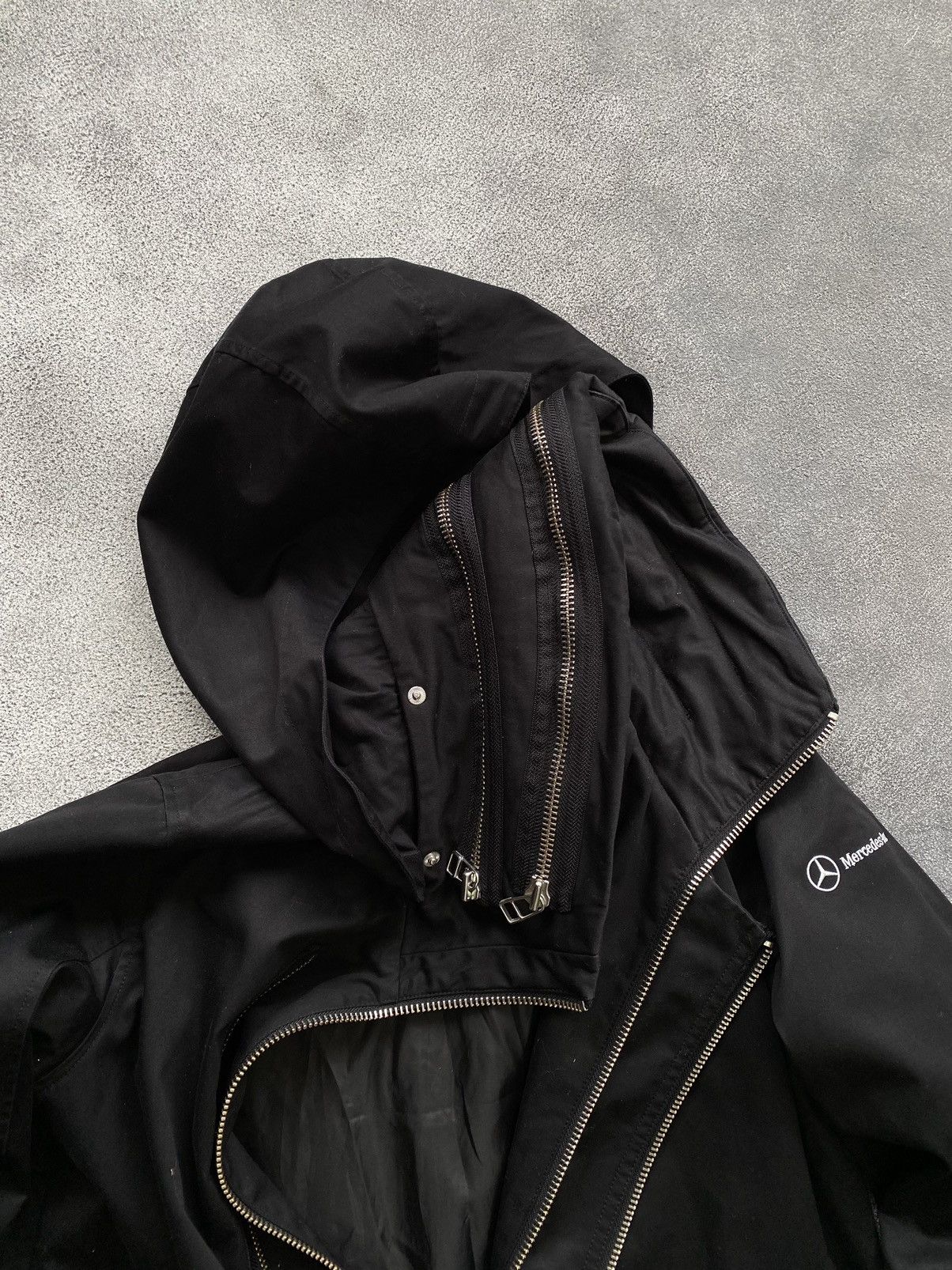 Adidas × Mercedes-Benz × Vintage Adidas SLVR Mercedes Triple Hooded Coat Jacket Size US S / EU 44-46 / 1 - 11 Thumbnail