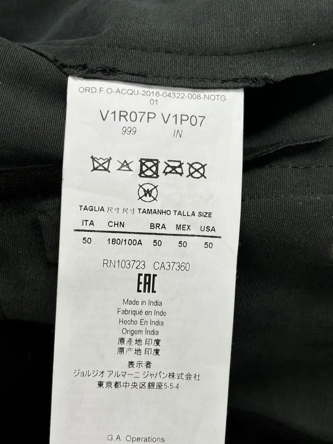 Emporio Armani SS2016 Emporio Armani Black Suede Leather Jacket Size US M / EU 48-50 / 2 - 10 Thumbnail