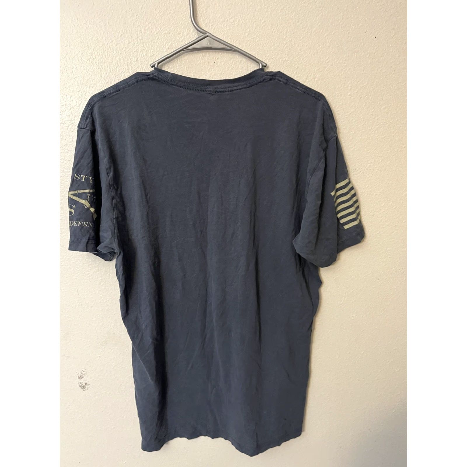 Vintage Grunt Style T-shirt Mens Medium Blue Short Sleeve Military Graphic Tee Size US M / EU 48-50 / 2 - 3 Thumbnail