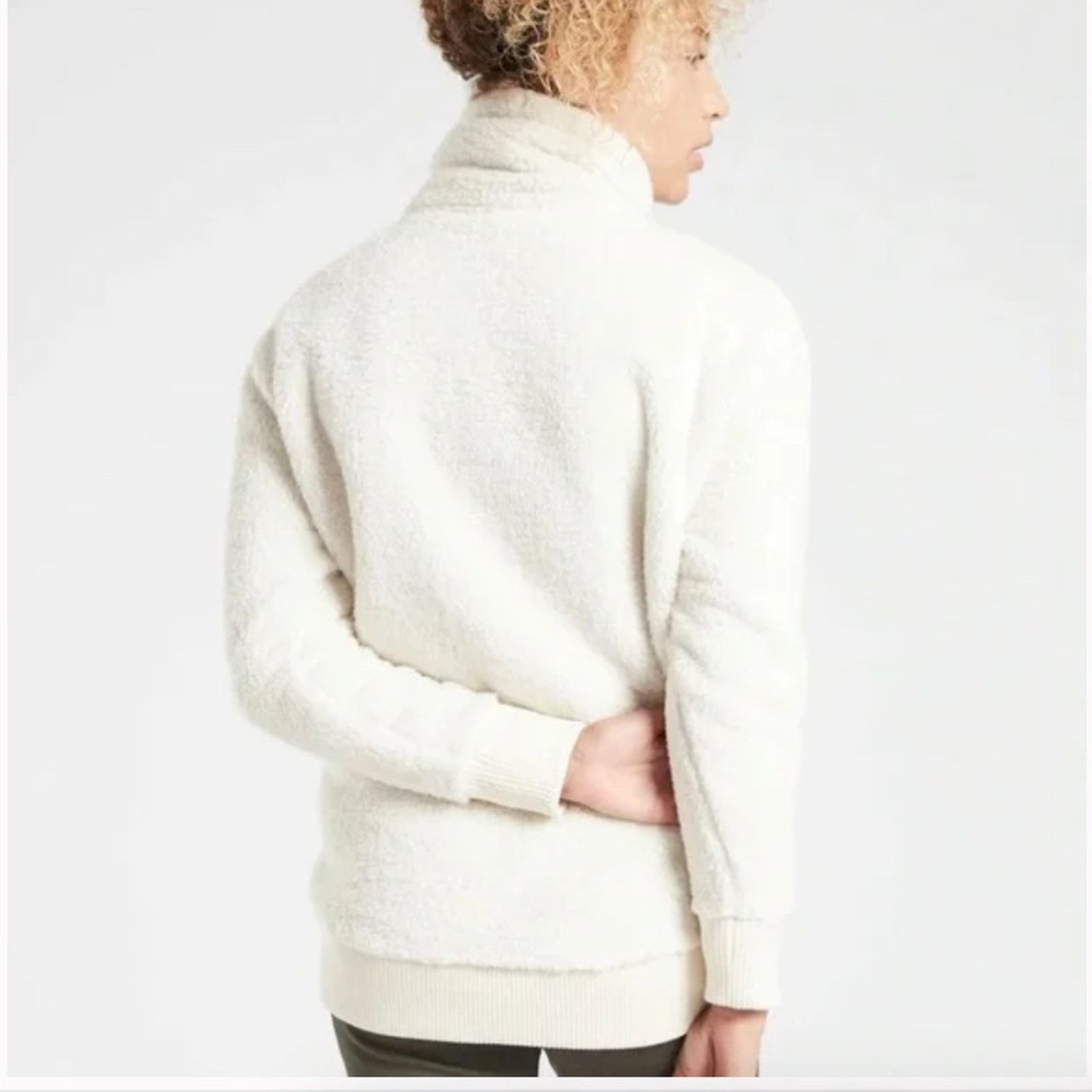 Athleta Athleta Talus Sherpa Half Zip - XS Size XS / US 0-2 / IT 36-38 - 3 Thumbnail