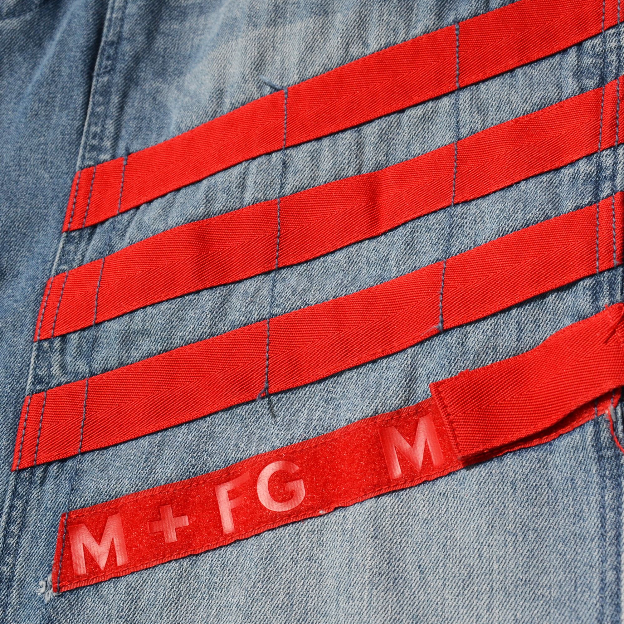 Marithe + Francois Girbaud M+FG Long Denim Shorts W40 Y2K Hip Hop 2006 Rare Craft Size US 40 / EU 56 - 14 Thumbnail