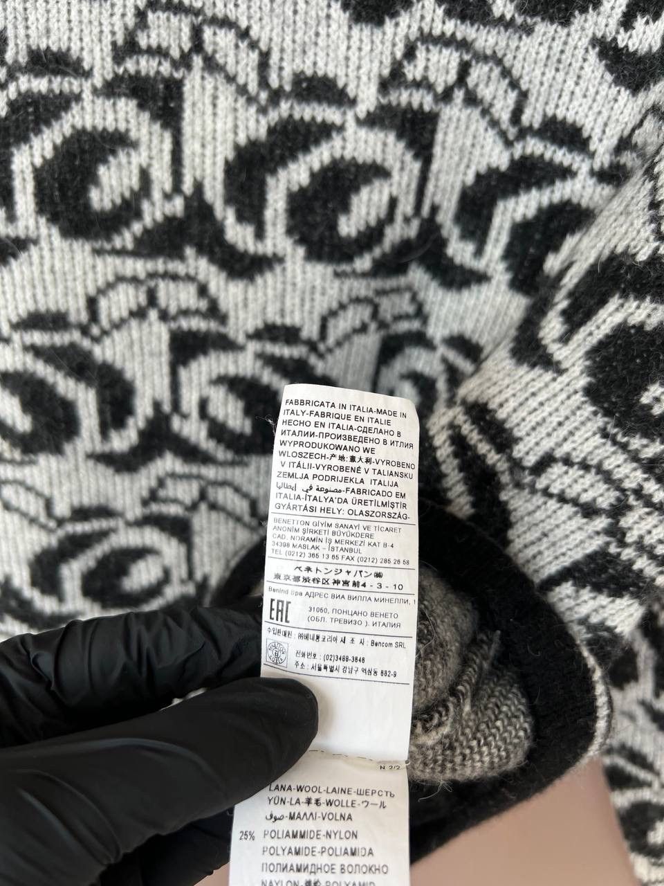 Benetton Benetton Women's Wool/Cashmere Turleneck Sweater Size M Knit Size M / US 6-8 / IT 42-44 - 11 Thumbnail