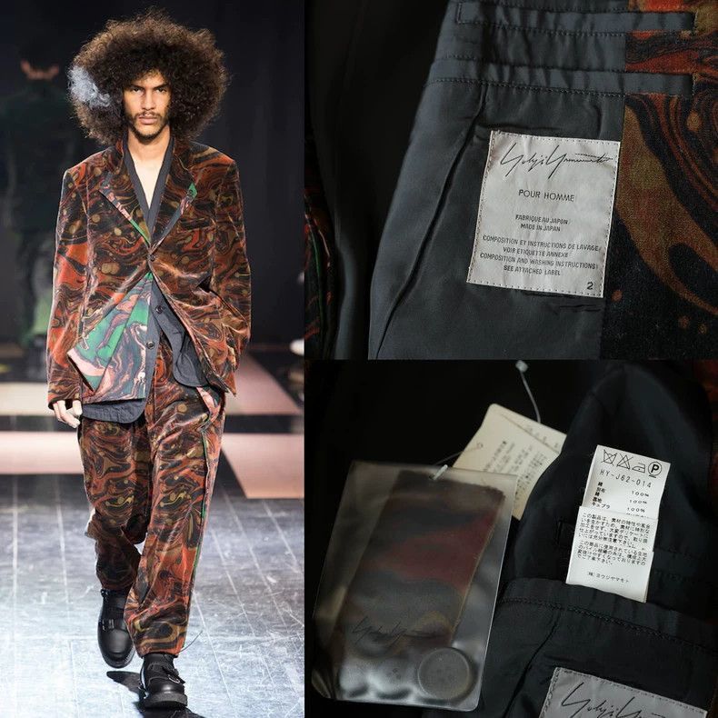 Yohji Yamamoto Yohji Yamamoto Yohji Yamamoto Double Velvet Jacket Size US M / EU 48-50 / 2 - 8 Thumbnail