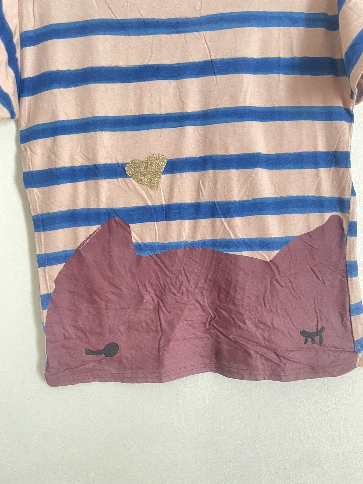 Tsumori Chisato Tsumori Chisato Cat’s Striped Tshirt Size S / US 4 / IT 40 - 3 Thumbnail