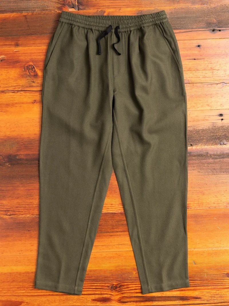 3sixteen Drawstring Pant Forest Wool Gabardine Size US 31 - 1 Thumbnail