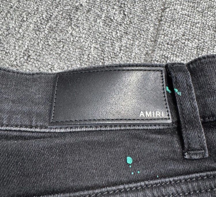 Amiri Amiri black splashed ink jeans 2412-Nextarrow Size US 34 / EU 50 - 3 Thumbnail