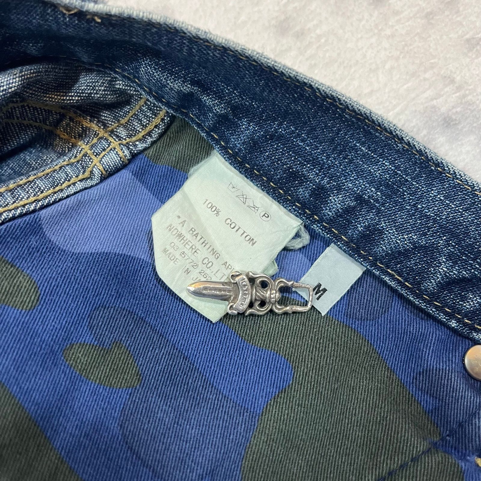 Bape × Nigo Authentic Bape 2000’s Baggy Crotch Star Jeans 30 Size US 30 / EU 46 - 6 Thumbnail