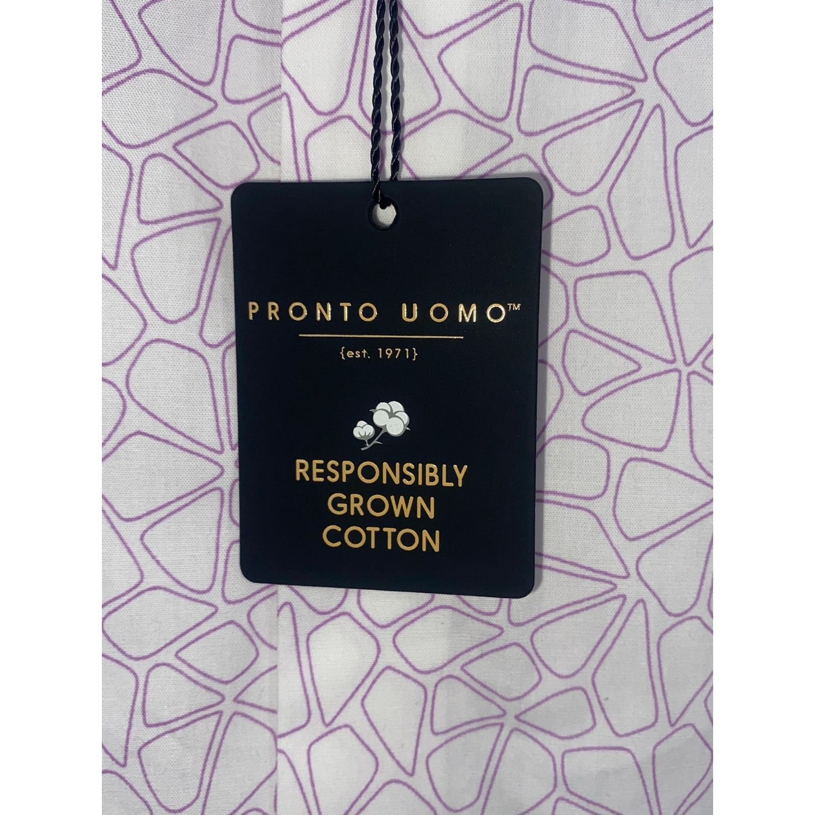 Pronto Uomo Pronto Uomo Mens NWT short sleeve Buttondown! Size US M / EU 48-50 / 2 - 2 Thumbnail