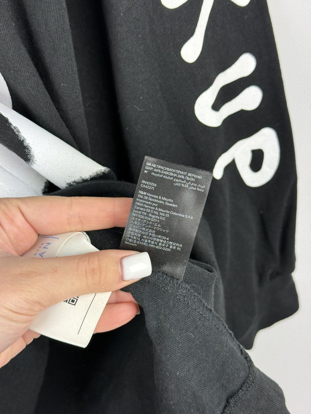 H&M Co-exist Story For Animal Graphic Print Oversized T Shirt Size M / US 6-8 / IT 42-44 - 14 Thumbnail