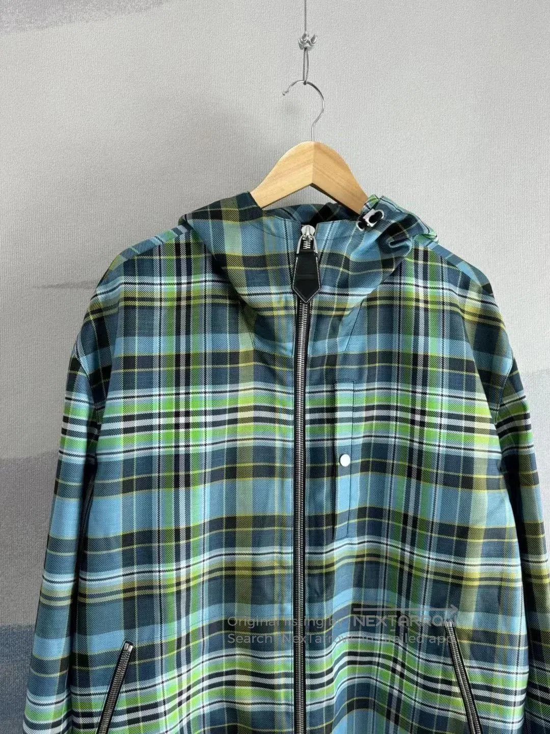 Hermes Hermes Plaid Tech Shirt Hooded Jacket. Size US L / EU 52-54 / 3 - 2 Thumbnail